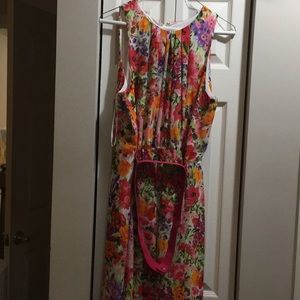 Dress Barn floral dress, misses size 14